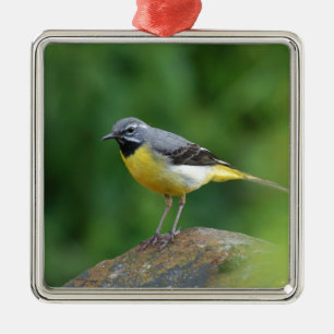 Ornement En Métal Gray Wagtail - oiseau