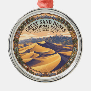 Ornement En Métal Great Sand Dunes National Park Mosca Colorado