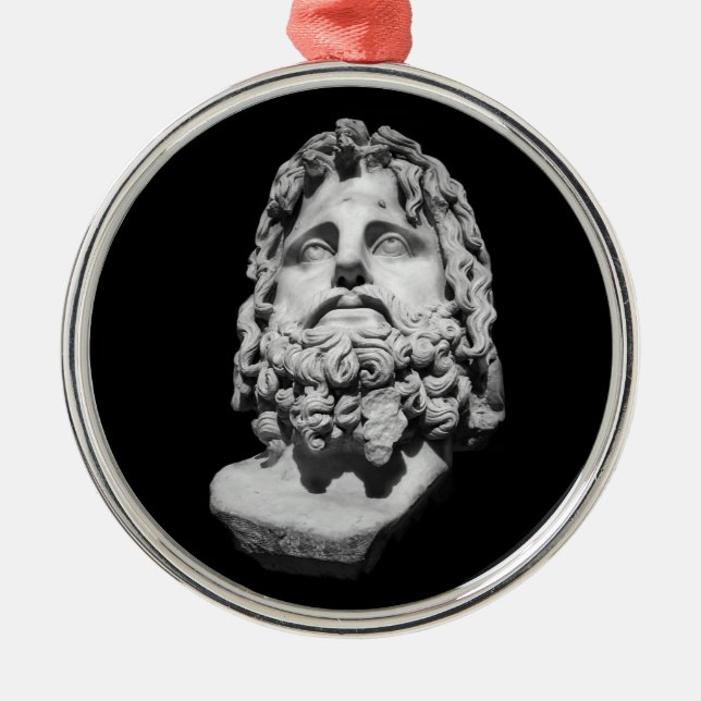 Ornement En Métal Greco Roman Bust (Devant)