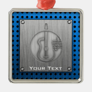 Ornement En Métal Guitare acoustique ; Métal-regard balayé