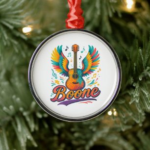 Ornement En Métal Guitare Boone