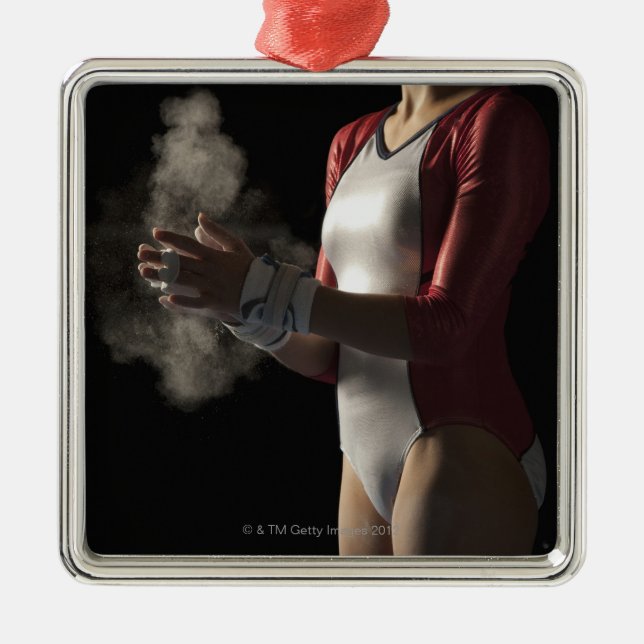 Ornement En Métal Gymnaste 3 (Devant)