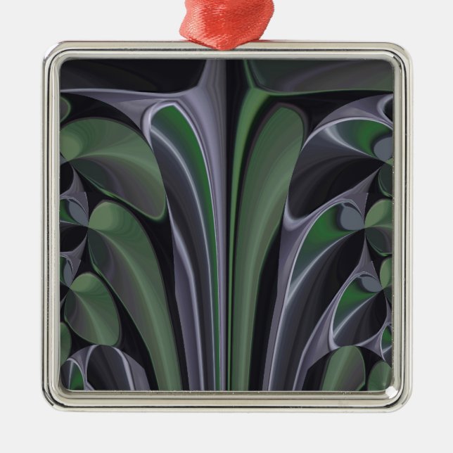 Ornement En Métal Hakuna Matata Belle carte graphique écologique (Devant)