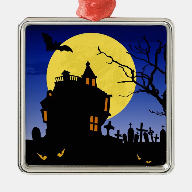 Ornement En Métal Halloween (Devant)