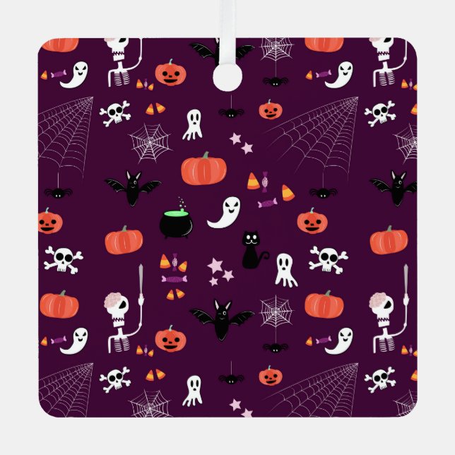 Ornement En Métal Halloween (Recto)