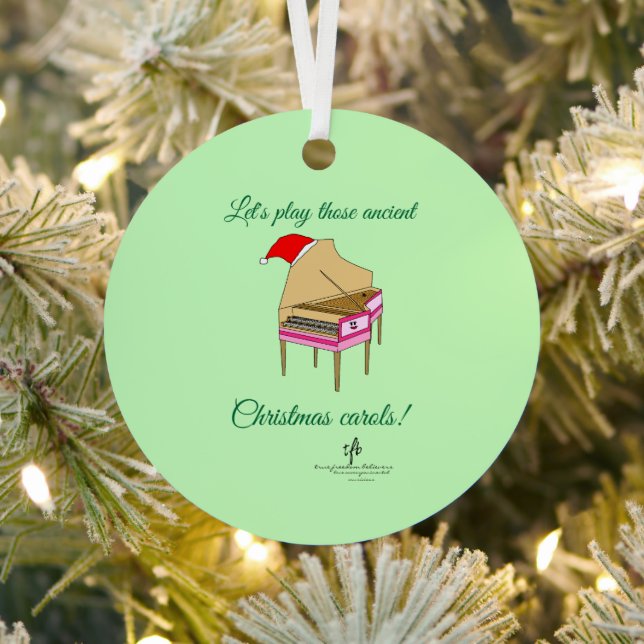 Ornement En Métal Harriet Harpsichord Noël Carols (Insitu)