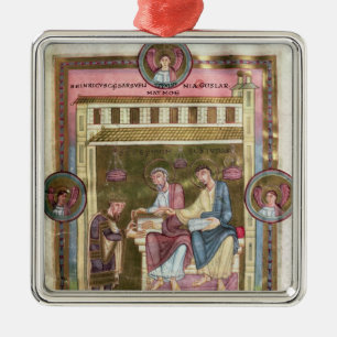 Ornement En Métal Henry III avec les apôtres Simon et Judas