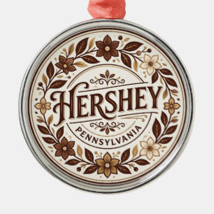 Ornement En Métal Hershey États-Unis