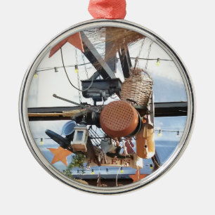 Ornement En Métal Heure d'hiver