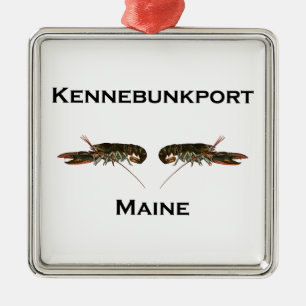 Ornement En Métal Homards de Kennebunkport Maine