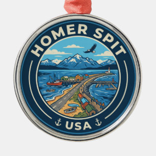 Ornement En Métal Homer Spit États-Unis