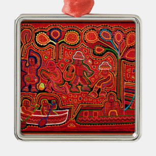 Ornement En Métal Hommes indiens cunas à Cayucos