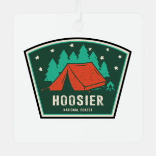 Ornement En Métal Hoosier National Forest Camping