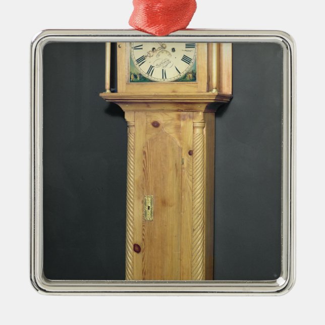 Ornement En Métal horloge de Long-coque, avec la peinture d'émail (Devant)
