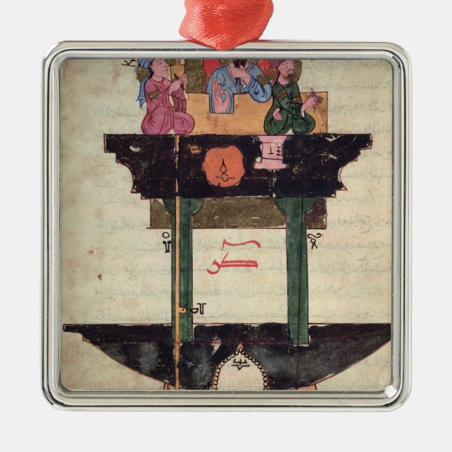 Ornement En Métal Horloge d'eau avec les chiffres automatisés (Devant)