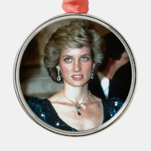 Ornement En Métal HRH Princess Diana Vienne 1986