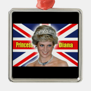 Ornement En Métal HRH Princesse Diana Stunning !