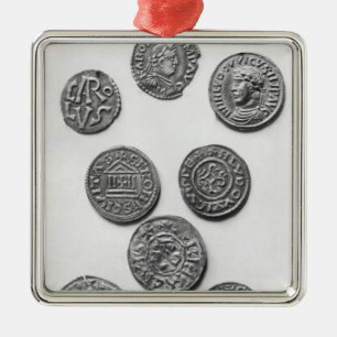 Ornement En Métal Huit pièces de monnaie de Carolingian