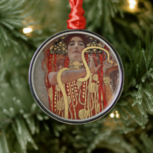 Ornement En Métal Hygieia par Gustav Klimt, Art Nouveau Vintage