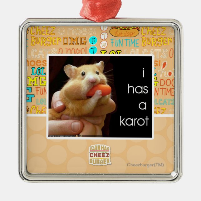 Ornement En Métal I a un karot (Devant)