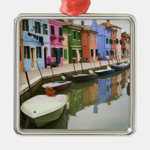 Ornement En Métal Île de Burano, Burano, Italie. Coloré 4