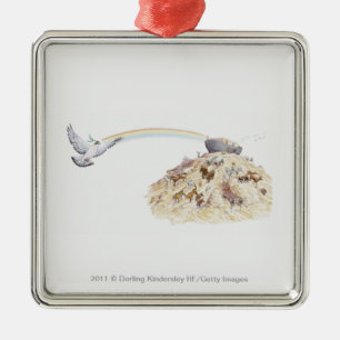 Ornement En Métal Illustration de l'arche de Noé avec partir