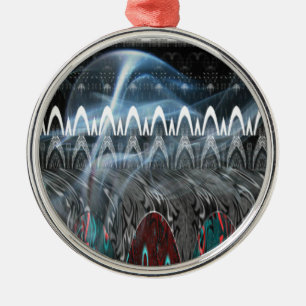 Ornement En Métal Impression artistique Abstraite remarquable