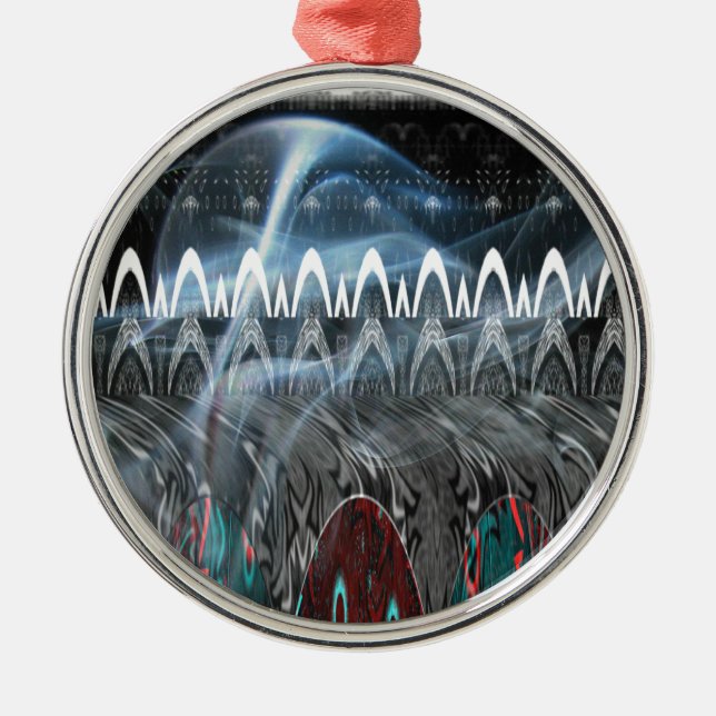 Ornement En Métal Impression artistique Abstraite remarquable (Devant)