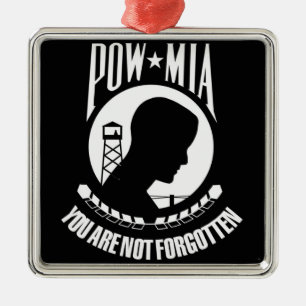 Ornement En Métal Indicateur POW-MIA