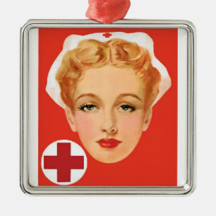 Ornement En Métal Infirmière