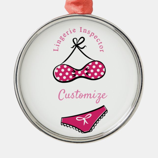 Ornement En Métal Inspecteur de lingerie Thunder_Cove (Devant)