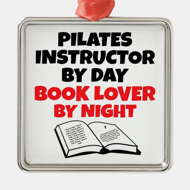 Ornement En Métal Instructeur de Pilates Lover (Devant)