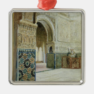 Ornement En Métal Intérieur d'Alhambra, Grenade (la semaine)