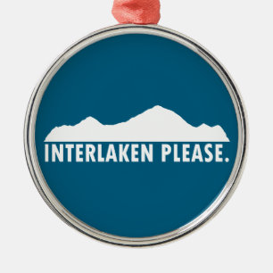 Ornement En Métal Interlaken Suisse S'il vous plaît