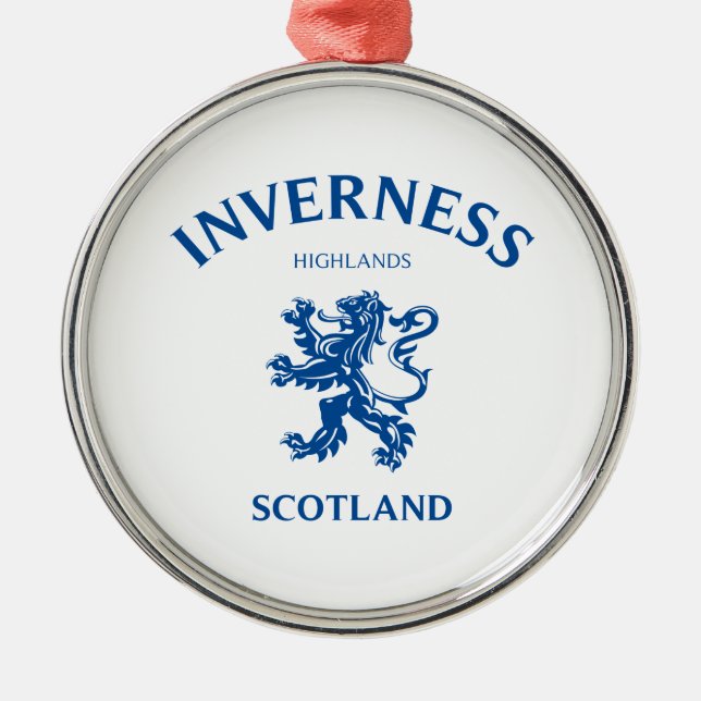 Ornement En Métal INVERNESS Ecosse (Devant)