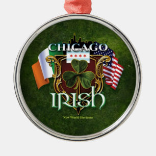 Ornement En Métal Irlandais de Chicago