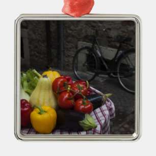 Ornement En Métal Italie, province de Brescia, Gargnano. Tableau ave