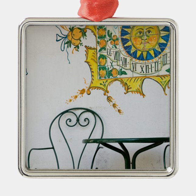 Ornement En Métal ITALIE, Sicile, TAORMINE : Bam, Bar Cafe Détails (Devant)