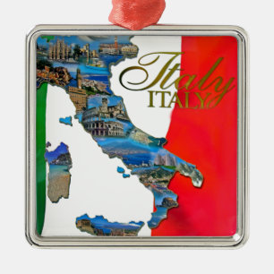 Ornement En Métal Italienne la "botte "