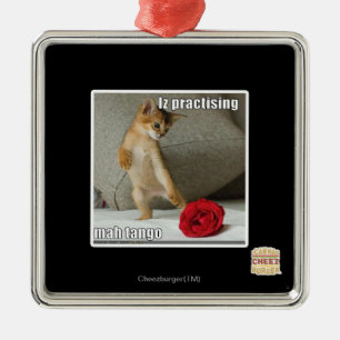 Ornement En Métal Iz pratiquant le tango d'heure-milliampère