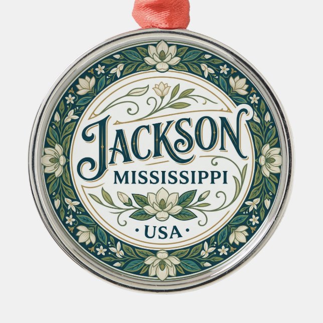 Ornement En Métal Jackson USA (Devant)