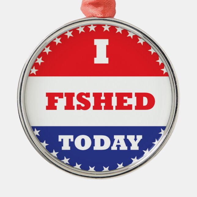 Ornement En Métal J'ai disparu aujourd'hui (Devant)