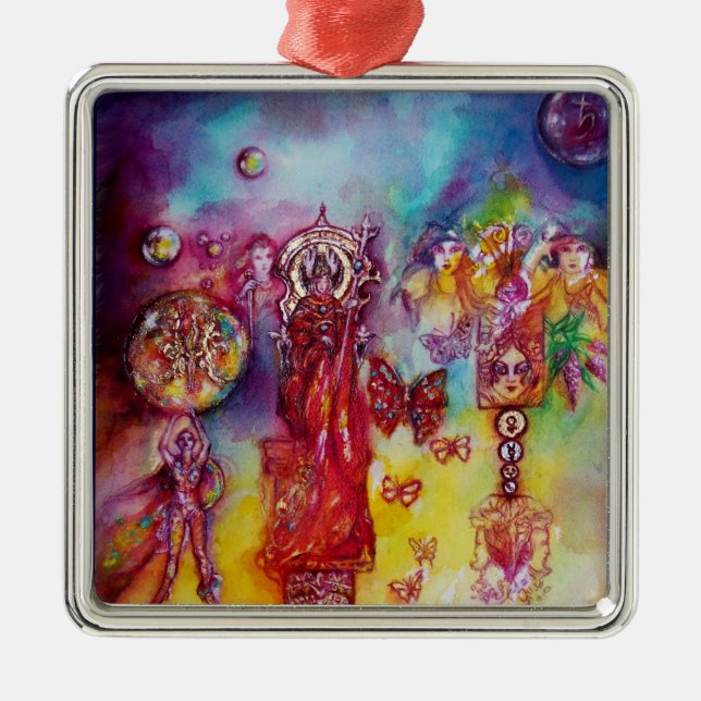 ORNEMENT EN MÉTAL JARDIN DES OMBRES PERDUES - PLANTE BUTTERFLY (Devant)