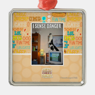 Ornement En Métal Je sens le danger