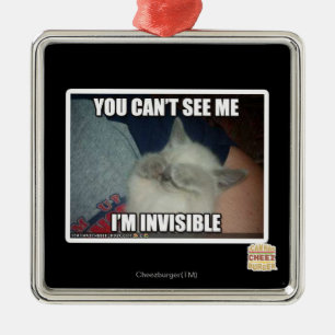 Ornement En Métal Je suis invisible