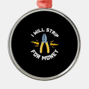 Ornement En Métal Je Vais Bannir L'Argent Union Électricielle Électr