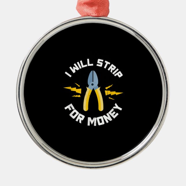 Ornement En Métal Je Vais Bannir L'Argent Union Électricielle Électr (Devant)