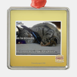 Ornement En Métal J'écoute