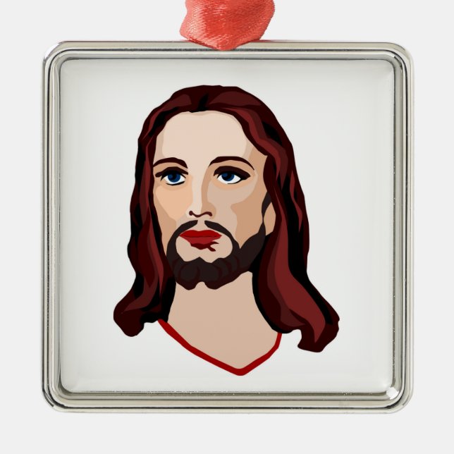 ORNEMENT EN MÉTAL JÉSUS-CHRIST (Devant)