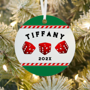 Ornement En Métal Jeu Bunco Collectif